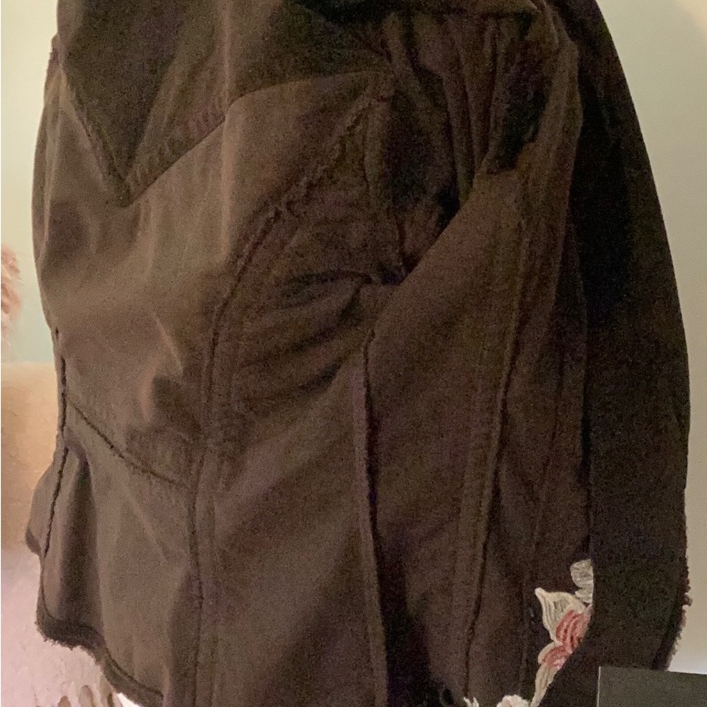 KIKIT JEANS brown corduroy jacket, embroidered - Picture 11 of 13